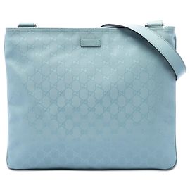 Borsa crossbody Gucci GG stampata blu