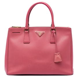 Tote Prada Large Saffiano Lux Galleria Double Zip Rosa