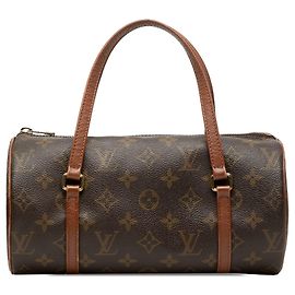 Borsa a mano Louis Vuitton Monogram Papillon 26 Marrone