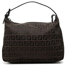Borsa Fendi Zucchino Canvas marrone