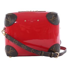 Bolso bandolera Louis Vuitton Venice Miroir Vernis Leather en rojo M52473