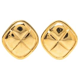 Orecchini a clip placcati oro Chanel