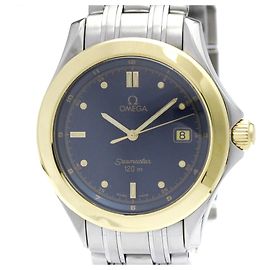 Relógio Omega Seamaster Feminino em Ouro 18K e Aço Inoxidável Quartz 2411.80
