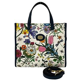 Bolsa Gucci Flora com ferragens do logotipo GG