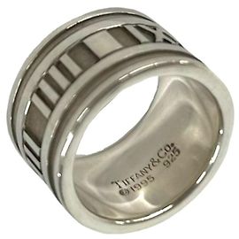 Tiffany & Co Anello largo Tiffany Vintage Atlas in argento sterling
