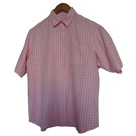 Autre Marque Camisa vichy rosa y blanca Mary Kimberley