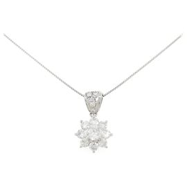 Autre Marque Collana in diamanti Pt900/Pt850