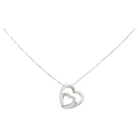 Autre Marque Collier Cœur en Diamants Au750
