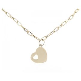 Autre Marque Collana Cuore 585YG