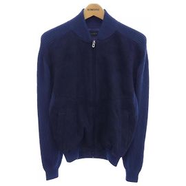 Autre Marque SEASE Leder-Kaschmir-Cardigan
