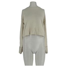 Yves Salomon Kaschmirpullover Beige
