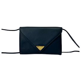 Mini borsa a tracolla in pelle blu navy Yves Saint Laurent