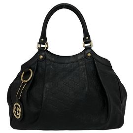 Borsa Tote GUCCI Sukey Guccissima in pelle