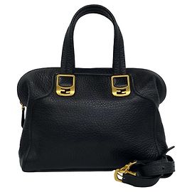 Fendi Chameleon Leder 2-Way Schultertasche