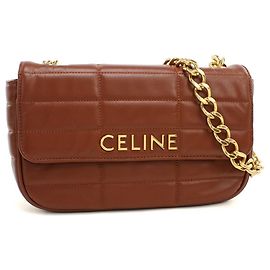 Céline Borsa a tracolla Celine in pelle marrone