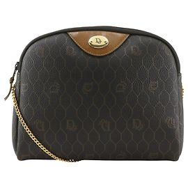 Christian Dior Schultertasche mit Kettenriemen und Wabenmuster