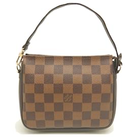 Louis Vuitton Damier Pouch N51982 in Brown Ebene