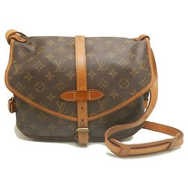 Borsa a tracolla Louis Vuitton Monogram Saumur MM
