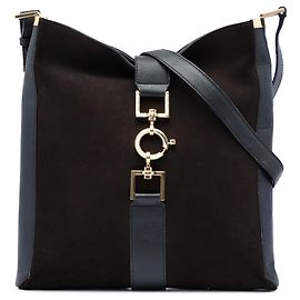 Borsa a tracolla Jackie Gucci in camoscio marrone