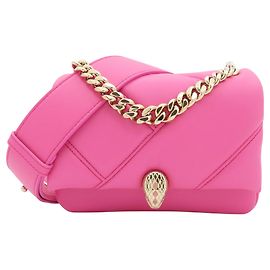 Bulgari Borsa Serpenti Cabochon Mini in Pelle Rosa Bvlgari