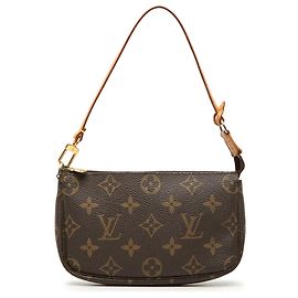 Louis Vuitton Brown Monogram Mini Pochette Accessoires