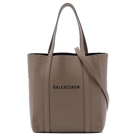Balenciaga Tote Everyday XXS in pelle di vitello marrone