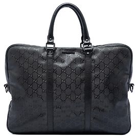 Borsa Business Gucci con Stampa GG Nera