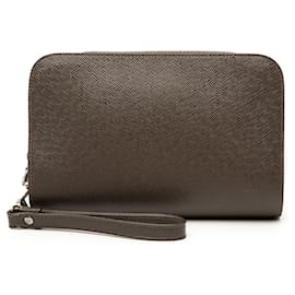 Louis Vuitton Brown Taiga Pochette Baikal