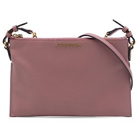 Bolso bandolera Burberry Peyton de piel rosa
