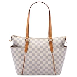 Louis Vuitton White Damier Azur Totally PM