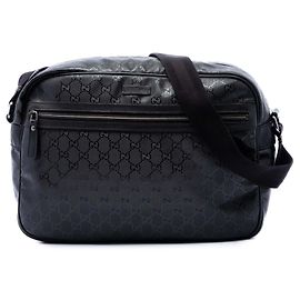 Gucci Bolso Bandolera Negro Estampado GG