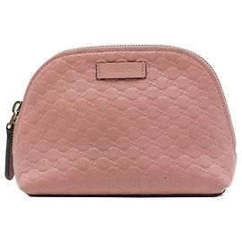 Gucci Pink Microguccissima Cosmetic Pouch
