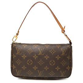 Louis Vuitton Brown Monogram Pochette Accessoires