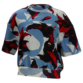 Dries Van Noten bedrucktes T-Shirt aus multicolore Baumwolle