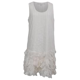 Autre Marque Vestido corto recto Cynthia Steffe "White Heron" en poliéster blanco