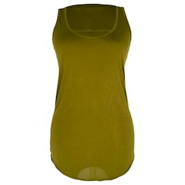 Camiseta de tirantes Givenchy con cuello redondo en viscosa oliva