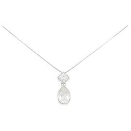 Autre Marque Collana di diamanti Pt900/Pt850
