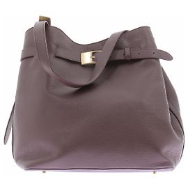 Autre Marque Borsa cintura ELLEME in pelle marrone