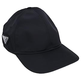 Cappellino da baseball Prada da uomo in Re-Nylon con logo triangolare