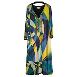 Emilio Pucci Maxikleid mit geometrischem Print