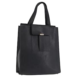Borsa Tote SAINT LAURENT in pelle nera Auth ka5791