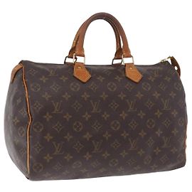 Borsa a mano LOUIS VUITTON Monogram Speedy 35 M41524 LV Auth BA15156