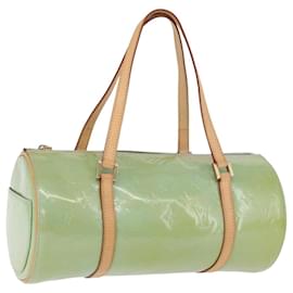 LOUIS VUITTON Monogram Vernis Bedford Hand Bag Baby Blue M91007 LV Auth BA15190A