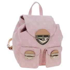 LOUIS VUITTON Monogram Denim Venice Rucksack Pink M13031 LV Auth 197345SM