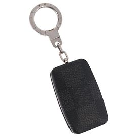 LOUIS VUITTON Damier Graphite Astropill Key Holder M66123 LV Auth BA15249