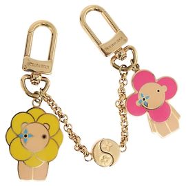 LOUIS VUITTON Kette Vivienne Petula Christmas Charm Metall M00875 Auth 197221M