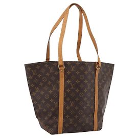 LOUIS VUITTON Monogram Sac Shopping Tote Bag M51108 LV Auth ep15654