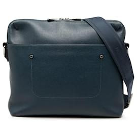Louis Vuitton Taiga Grigori PM Crossbody Bag Blau