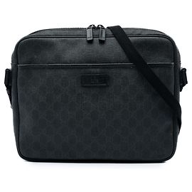 Borsa a tracolla Gucci GG Supreme nera