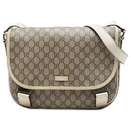 Borsa a tracolla Gucci GG Supreme Beige
